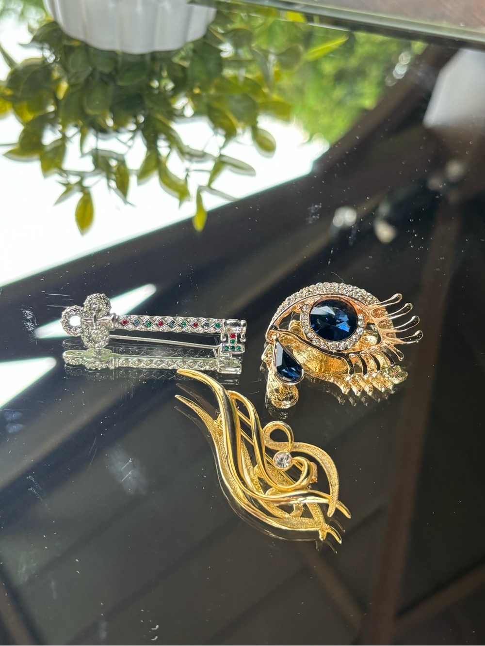 Brooch set of 3 - Picture 3 of 7